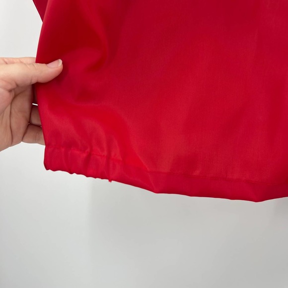 Swingster Merchman Field Seeds Lightweight Red Jacket Zippered Vintage Medium - Picture 7 of 7